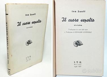 IL CUORE SEPOLTO - LIRICHE - ZUEFF INA 1936