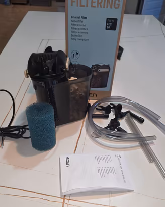 Filtro Esterno Acquario Eden FES 60 Fino a 60 lt