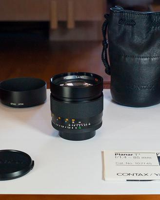 Zeiss Contax 85mm f1.4 nuovo