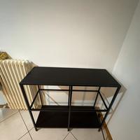 Mobile scaffale legno e vetro
