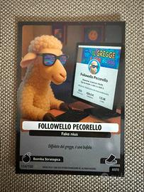 Carta Brainrot Followello pecorello