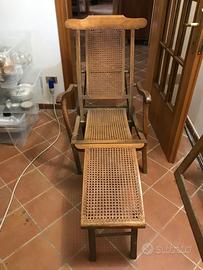 Poltrona sdraio pieghevole, chaise longue