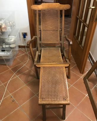 Poltrona sdraio pieghevole, chaise longue