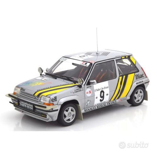 Modellino auto scala 1:43 Renault 5 Laureate Turbo diecast modellismo  statico da collezione norev