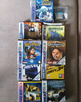 Giochi game boy colore & advance