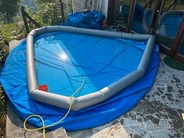 Piscina Fuori Terra Fast Set 5*5m riempita