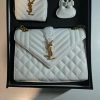 borsa da donna bianca YSL
