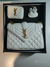 borsa da donna bianca YSL