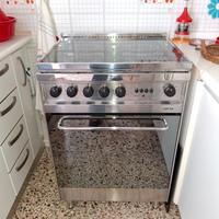 Cucina a gas in acciaio 4 fuochi