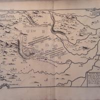Carta geografica del Piemonte del '600 di  De Fer