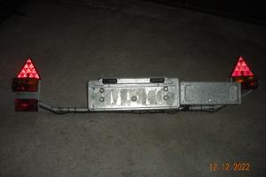 Supporto targa e fari carrello ellebi LBM480