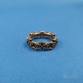 ANELLO "PIETRO FERRANTE" ROSE + CROCI