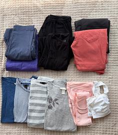 Lotto abbigliamento gravidanza premaman tg S