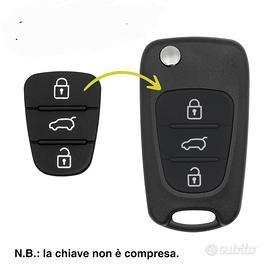 tastiera gommino telecomando chiave kia hyundai 