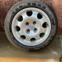 4 cerchi in lega ORIGINALI Peugeot 205 GTI 1.9