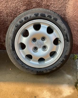 4 cerchi in lega ORIGINALI Peugeot 205 GTI 1.9