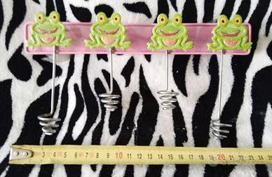 porta canovacci a ventosa, con rane