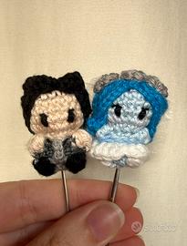 Mini amigurumi Emily e Victor - La sposa cadavere