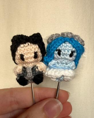 Mini amigurumi Emily e Victor - La sposa cadavere