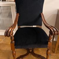 2 poltrone e 6 sedie stile Luigi XV