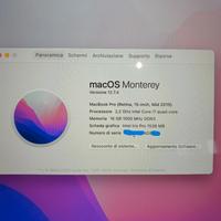 MacBook pro retina 15 mid 2015 - 250GB
