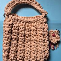 mini borsa uncinetto fatta a mano 