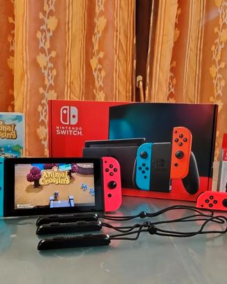 Nintendo Switch + 3 Joy-con e 2 Giochi
