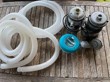 Pompa pulizia piscina doppio kit
