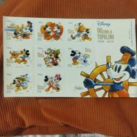 francobolli topolino 90 anni 