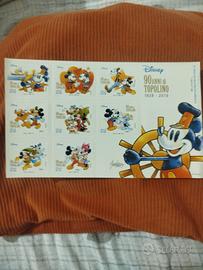 francobolli topolino 90 anni 