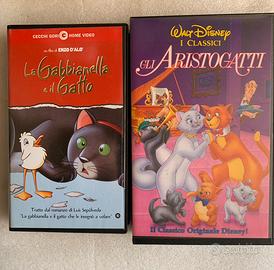VHS -  Aristogatti + La Gabbianella e il Gatto