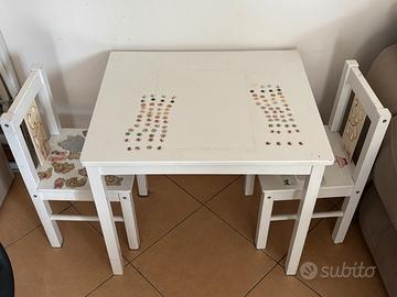 Tavolino 2 Sedie Bambini