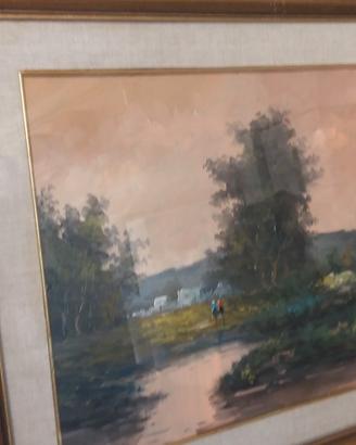 Quadro olio su tela firmato 