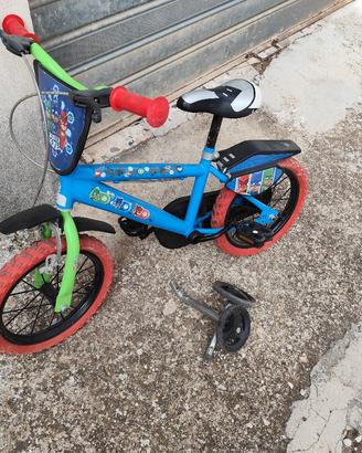 Bici bambino con rotelle 