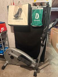 Bici ellittica attrezzo palestra casa