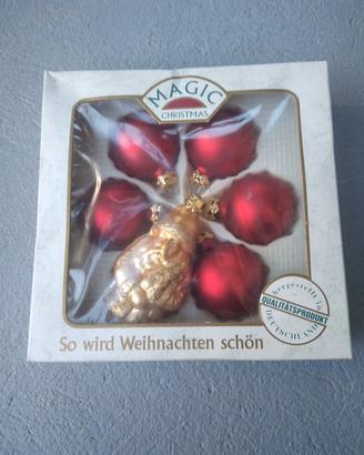 decorazioni Natale in vetro soffiato vintage