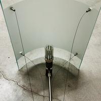 Lampadario in cristallo con due portalampade