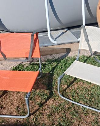 Sedie pieghevoli ,scarpiera, carrello