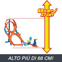 Pista Hot Wheels Salto Verticale con Loop