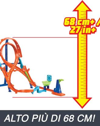 Pista Hot Wheels Salto Verticale con Loop