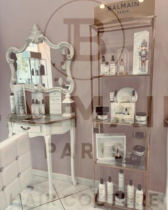 Salone parrucchiere con partnership Balmai