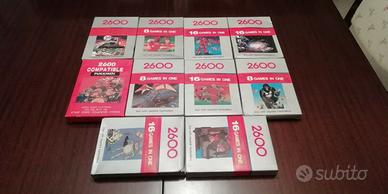 Atari 2600 compatibili 10 cartucce cassette giochi