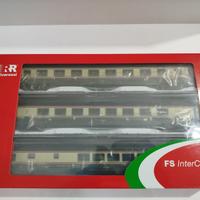 Rivarossi HR4358 3 carrozze GC livrea Bandiera FS