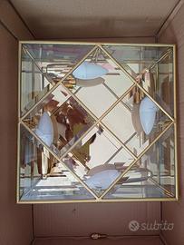 1 plafoniera a soffitto e 2 plafoniere a parete