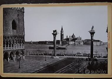Fotografia antica dell'Ottocento di Venezia 