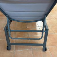 Lettino prendisole nuovo