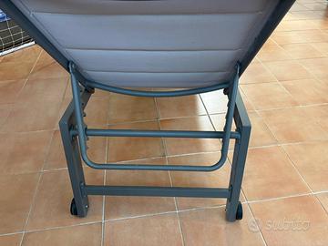 Lettino prendisole nuovo