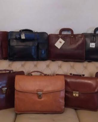 borse e borselli the bridge e Piquadro in pelle 