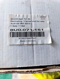 Portapacchi originali Audi Q3 prima generazione