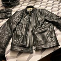 Giubbotto cafe racer pelle tg 56